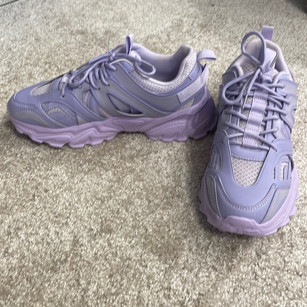 Lilac Chunky Sneakers